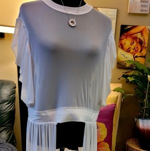 The Curve by Judani Sheer Duster Top